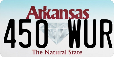 AR license plate 450WUR