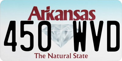 AR license plate 450WVD