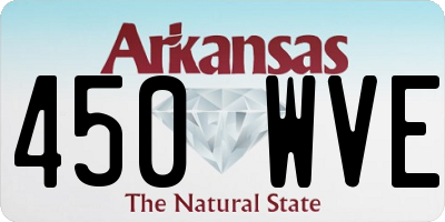 AR license plate 450WVE