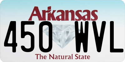 AR license plate 450WVL