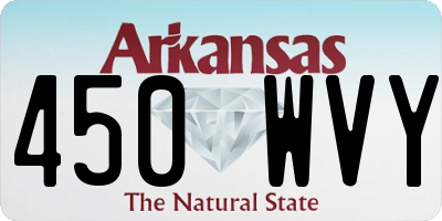 AR license plate 450WVY