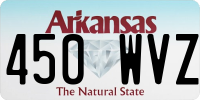 AR license plate 450WVZ