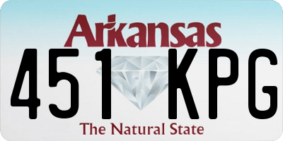 AR license plate 451KPG