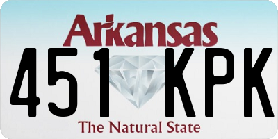 AR license plate 451KPK