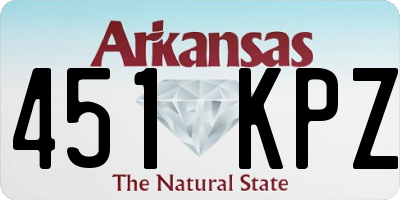 AR license plate 451KPZ