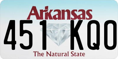 AR license plate 451KQO