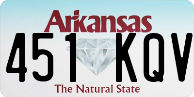 AR license plate 451KQV