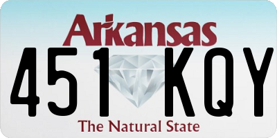AR license plate 451KQY