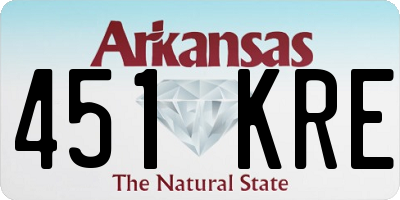 AR license plate 451KRE