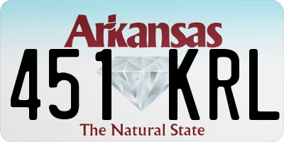 AR license plate 451KRL