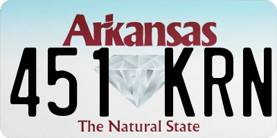AR license plate 451KRN