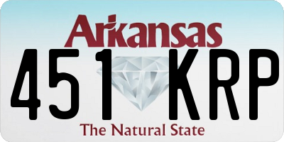 AR license plate 451KRP