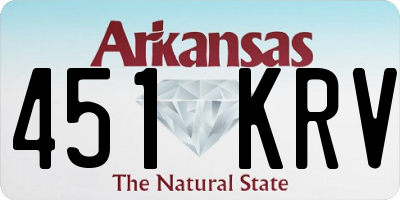 AR license plate 451KRV