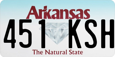 AR license plate 451KSH