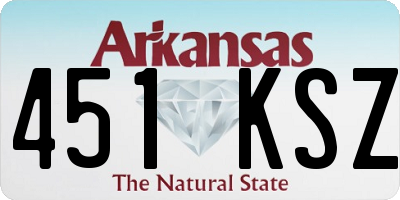 AR license plate 451KSZ