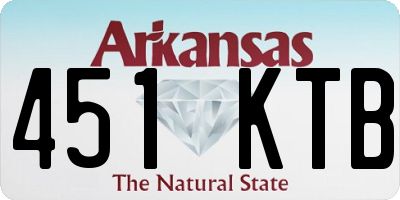 AR license plate 451KTB
