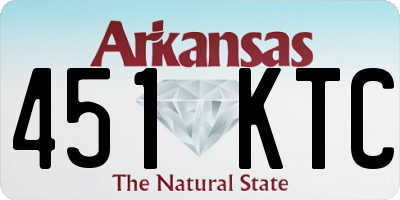 AR license plate 451KTC