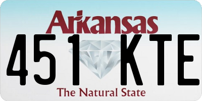 AR license plate 451KTE