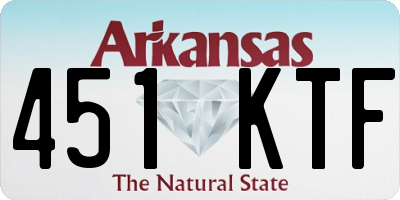 AR license plate 451KTF