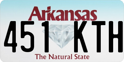AR license plate 451KTH