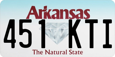 AR license plate 451KTI