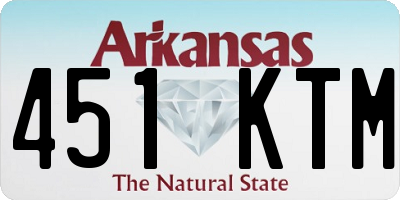 AR license plate 451KTM