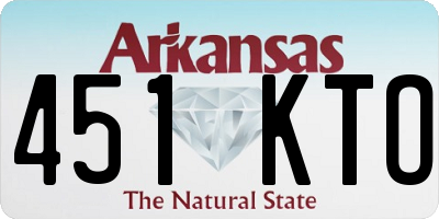 AR license plate 451KTO