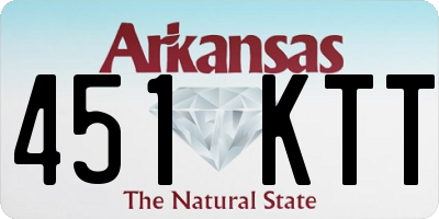 AR license plate 451KTT