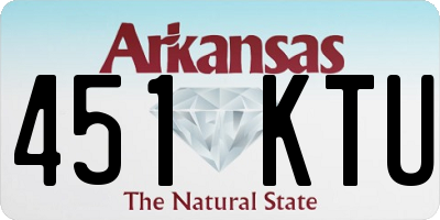 AR license plate 451KTU