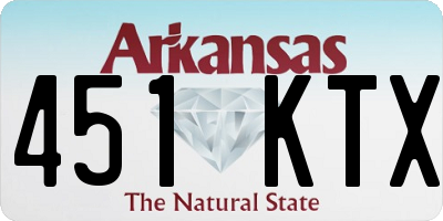 AR license plate 451KTX