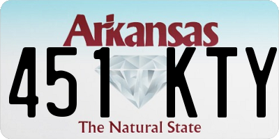 AR license plate 451KTY