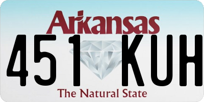 AR license plate 451KUH