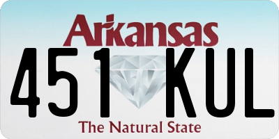 AR license plate 451KUL