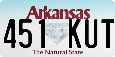 AR license plate 451KUT