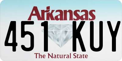 AR license plate 451KUY
