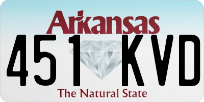 AR license plate 451KVD