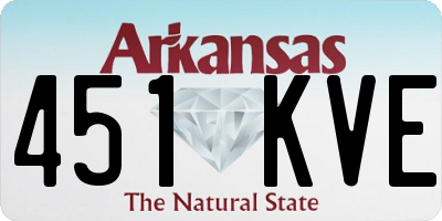 AR license plate 451KVE