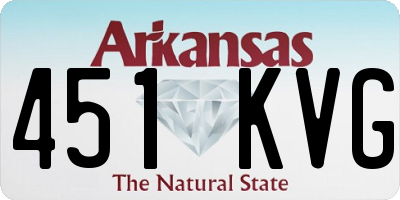 AR license plate 451KVG