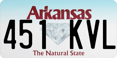 AR license plate 451KVL
