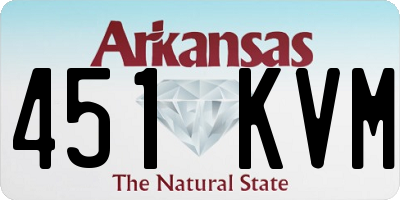 AR license plate 451KVM