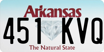 AR license plate 451KVQ