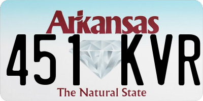 AR license plate 451KVR