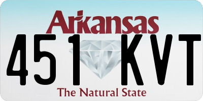 AR license plate 451KVT