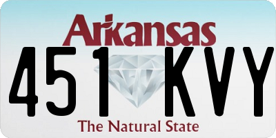 AR license plate 451KVY