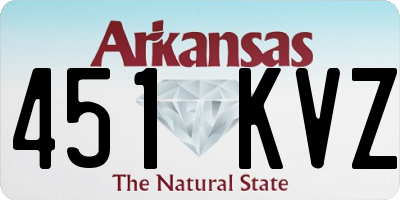 AR license plate 451KVZ