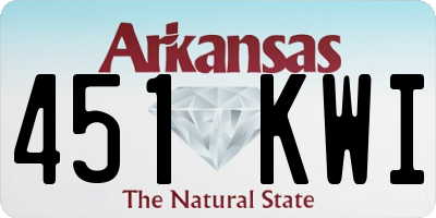 AR license plate 451KWI