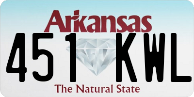 AR license plate 451KWL