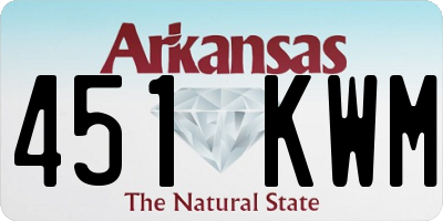 AR license plate 451KWM