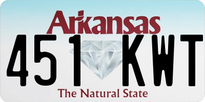 AR license plate 451KWT