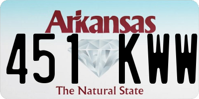 AR license plate 451KWW